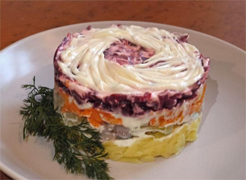 Hering unter Pelzmantel (Schuba)